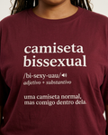Camiseta bissexual