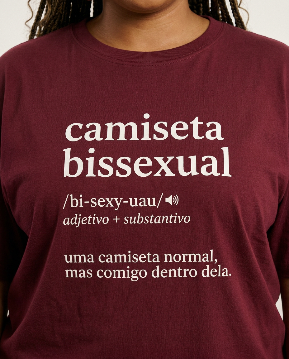 Camiseta bissexual