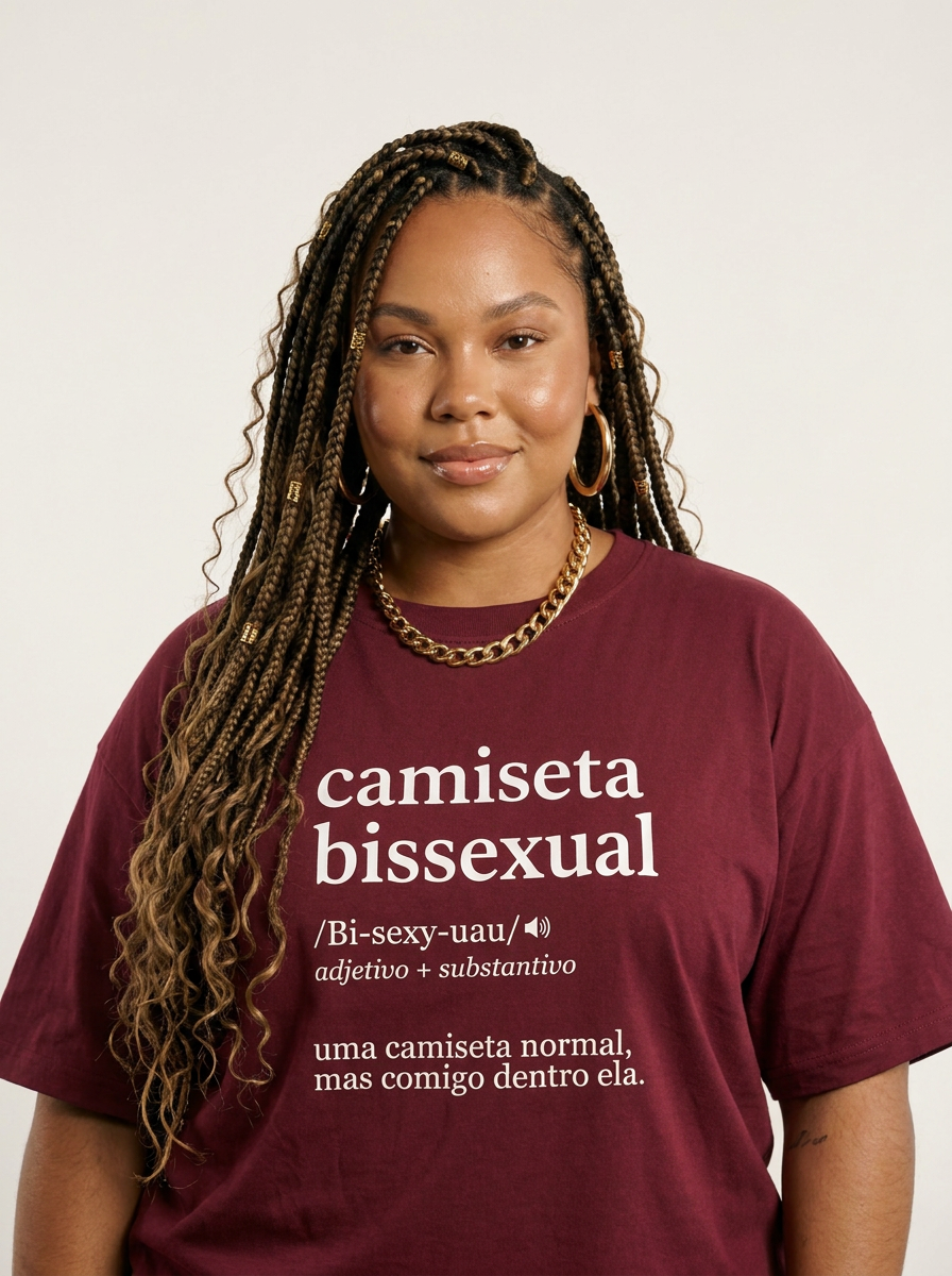 Camiseta bissexual