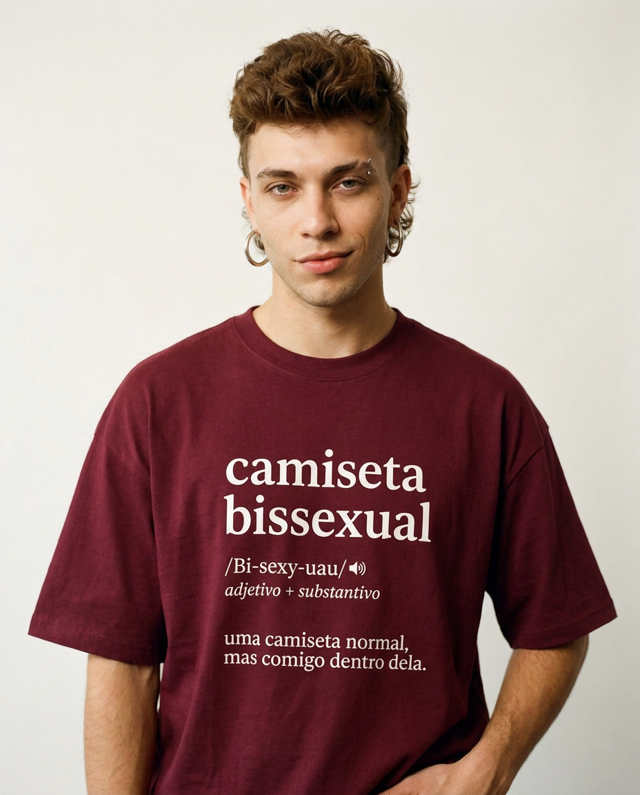 Camiseta bissexual