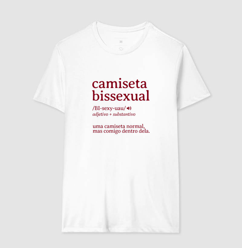 Camiseta bissexual
