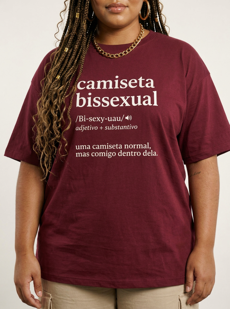 Camiseta bissexual