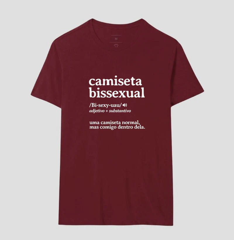 Camiseta bissexual