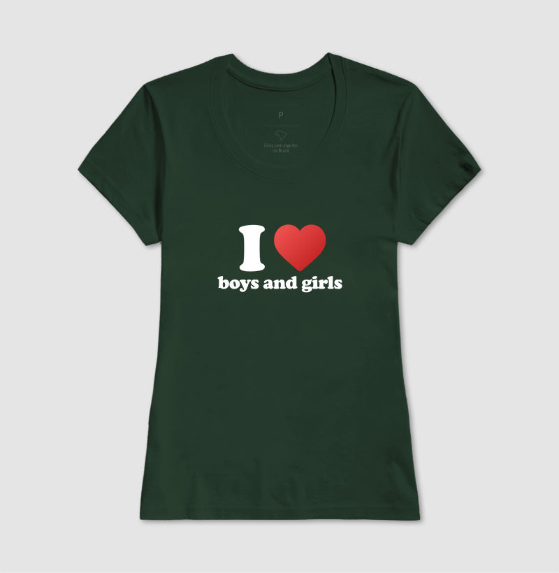 I love boys and girls