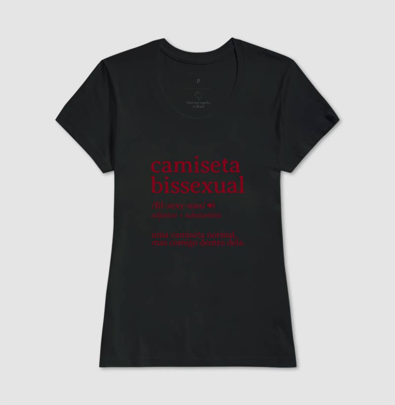 Camiseta bissexual