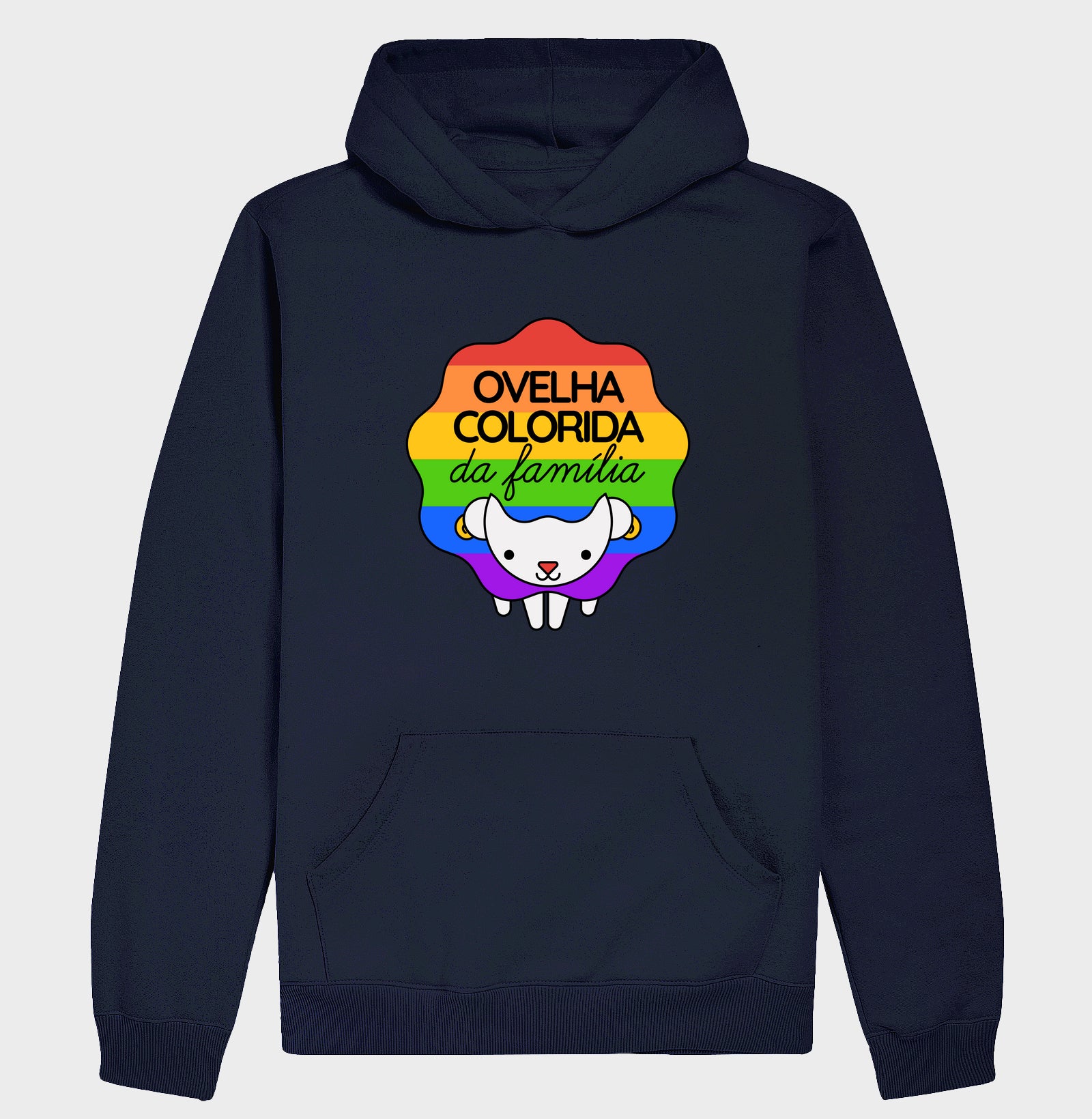 Ovelha colorida da família