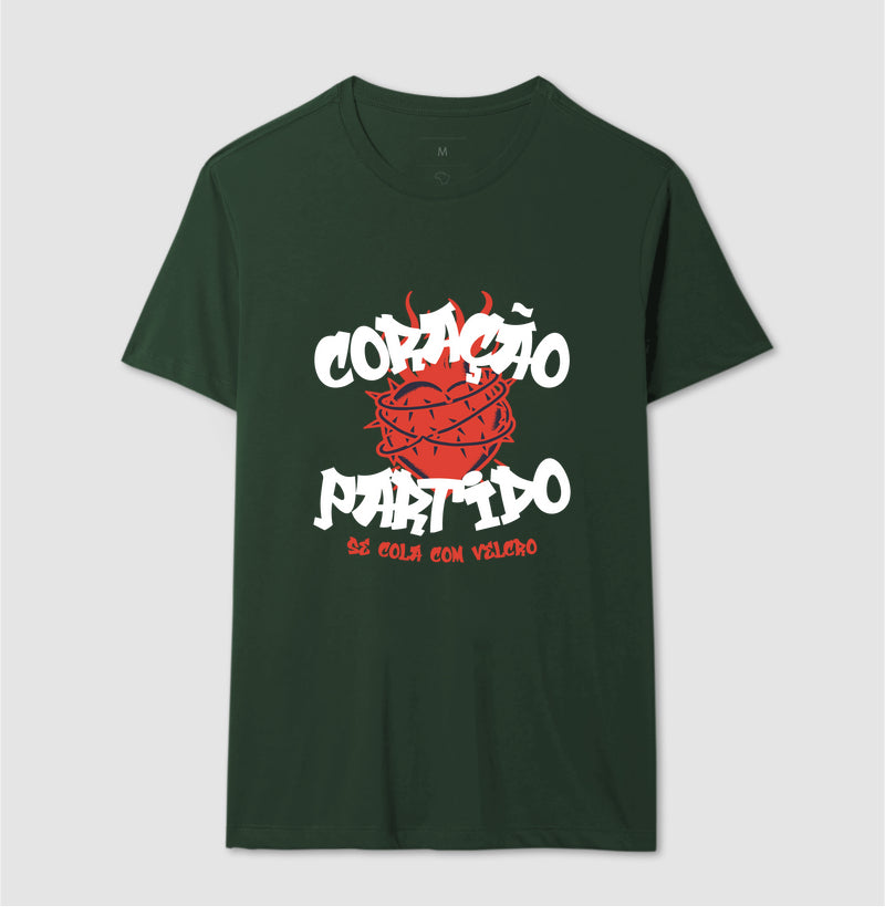 Coração partido, se cola com velcro