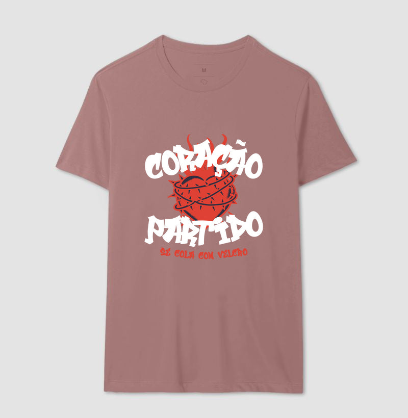 Coração partido, se cola com velcro