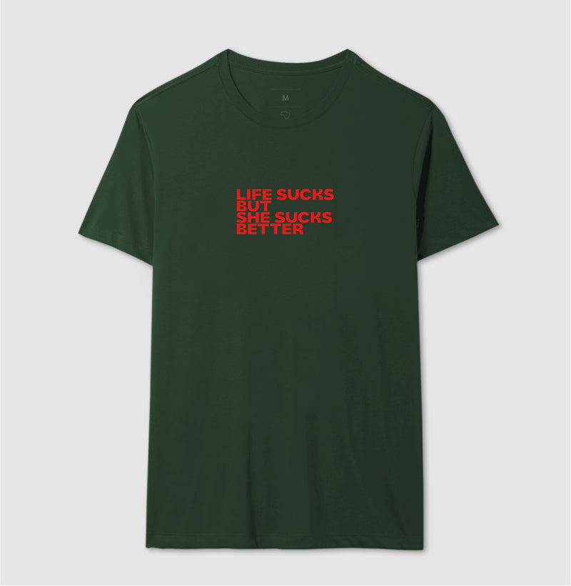 Life sucks, but she sucks better