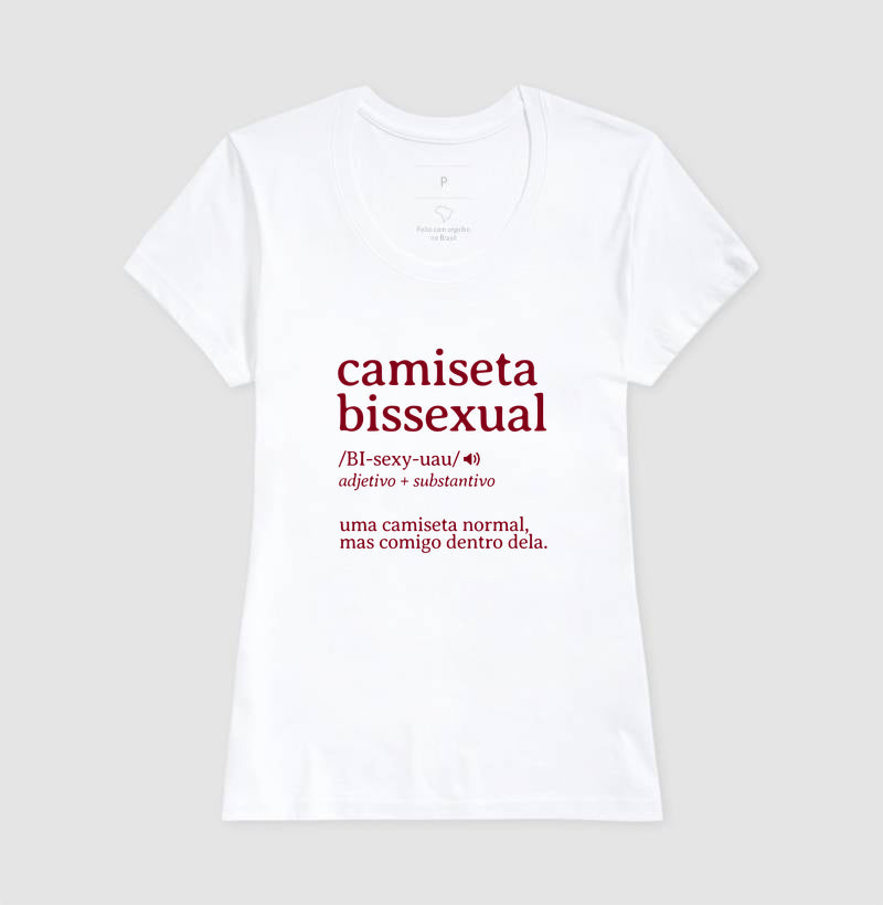 Camiseta bissexual
