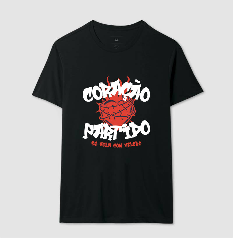 Coração partido, se cola com velcro