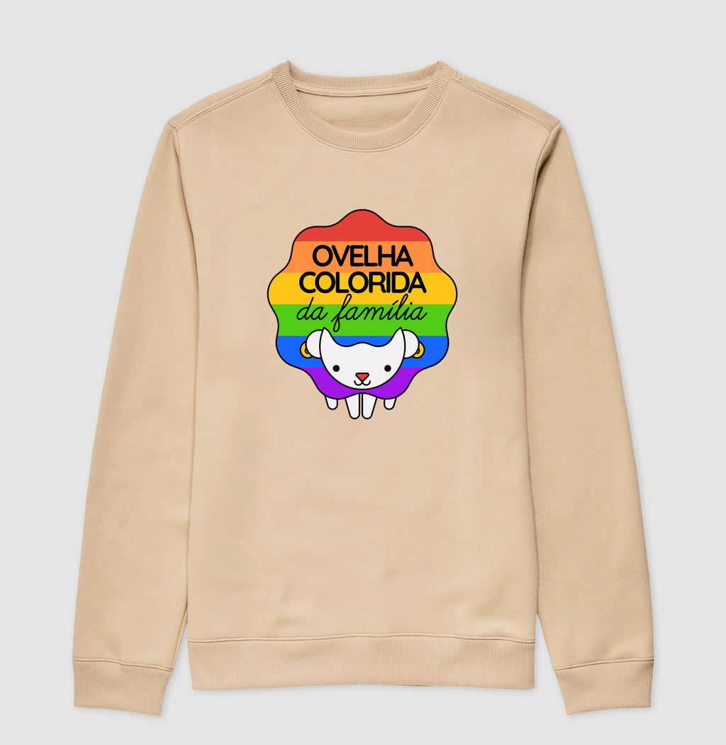 Ovelha colorida da família